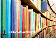 Tablet Screenshot of librarianavengers.org